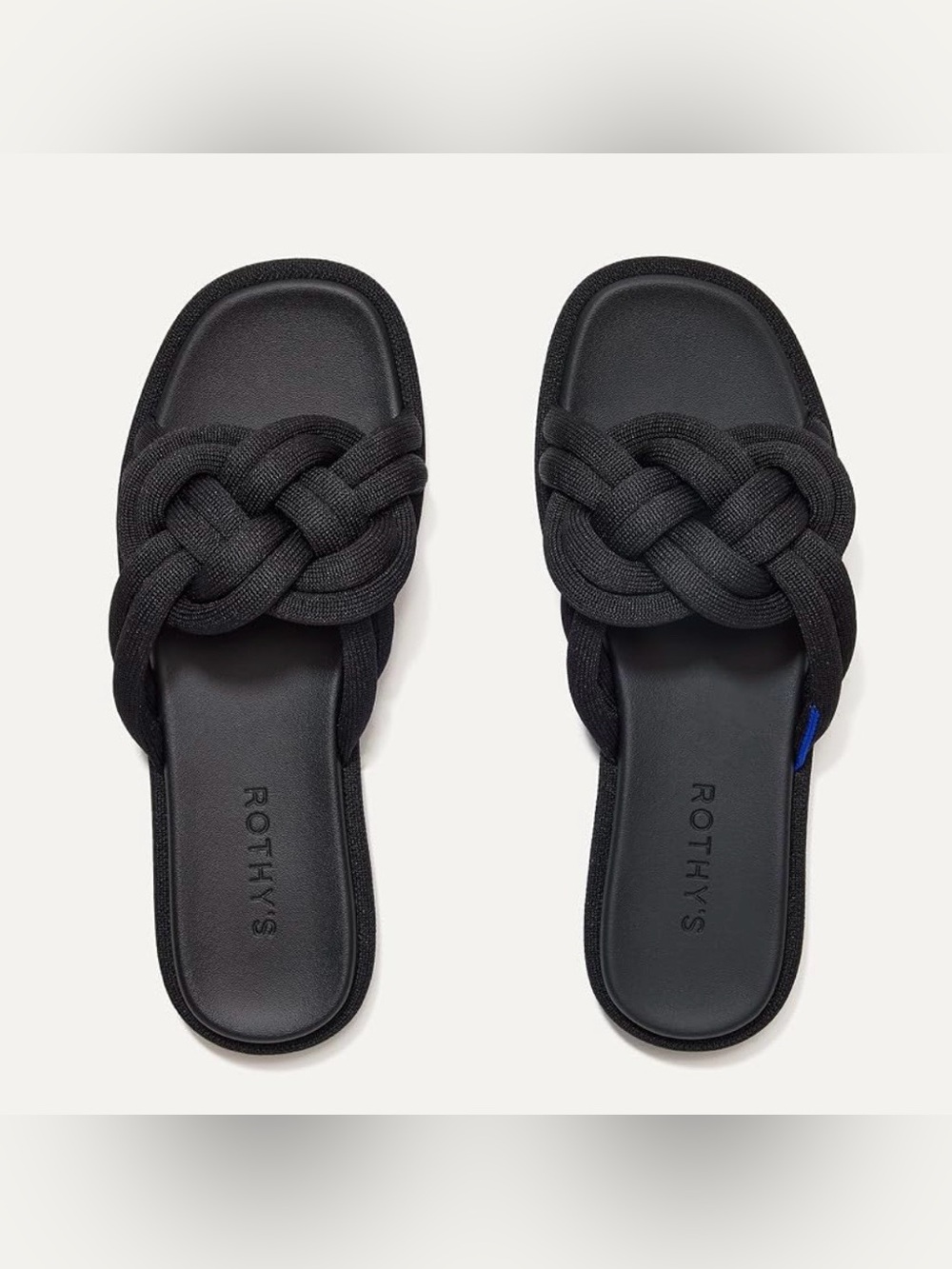 Rothy’s The Summer Sandals in Black Size 9